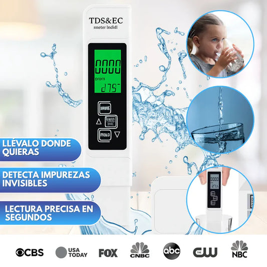 Medidor de Calidad del Agua TDS