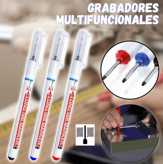 Marcador de Punta Larga X3