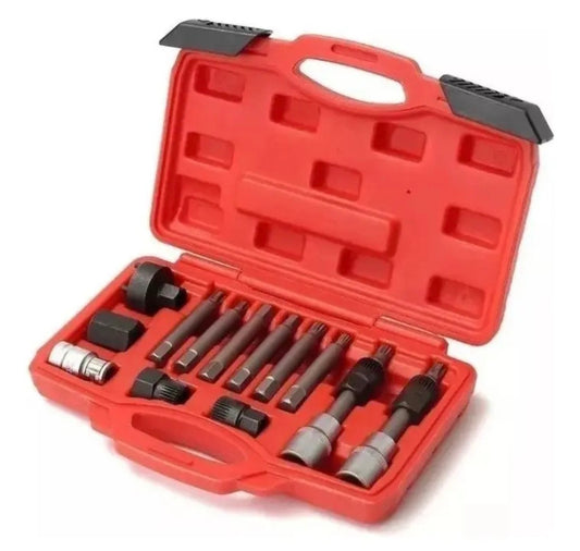 KIT EXTRACTOR POLEAS DE ALTERNADOR 13 PIEZAS