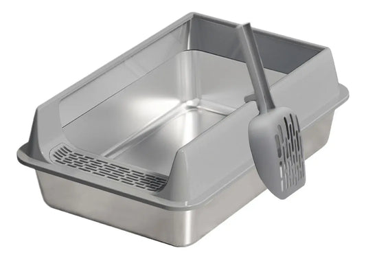 Caja De Arena Para Gatos PLB002 de acero inoxidable