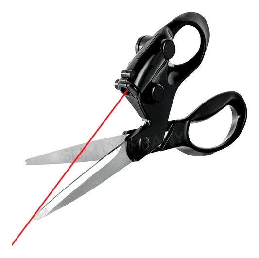 MTijeras Profesionales Con Guia Laser Corte Recto Tela Papel
